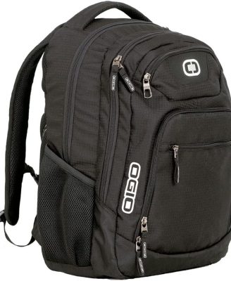OGIO 411069.03 Black/Silver Excelsior Carry-On Commuter Backpack